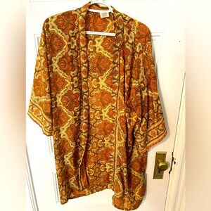 Beautiful Short Orange Kimono